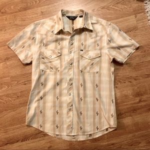Salt Valley Western Cactus Shirt M